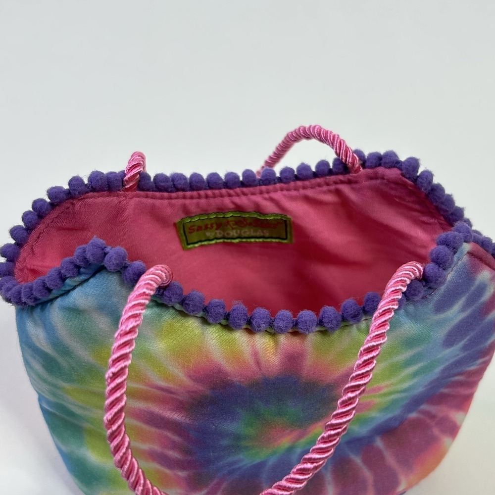 Sassy Pet Saks by Douglas Colorful Rainbow Tie Dye Pink Straps Small Childrens - Picture 4 of 11